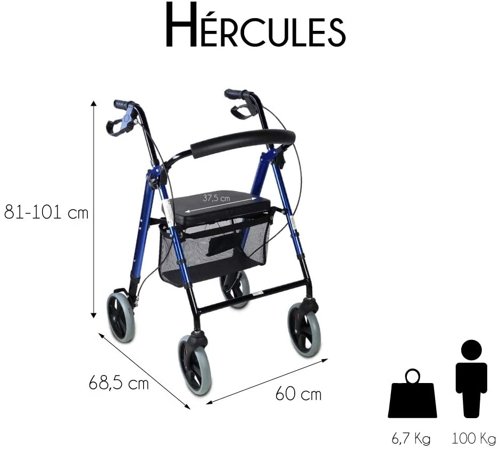 Chodzik składany MOBICLINIC Hercules 202103